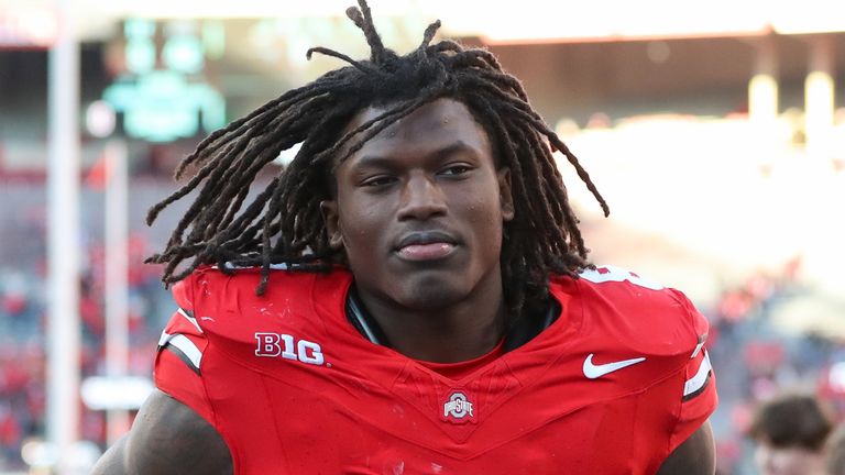 Ohio State Buckeyes linebacker Arvell Reese 