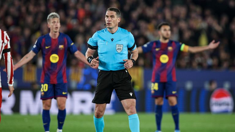 Barcelona complain over refs in Atletico Madrid game