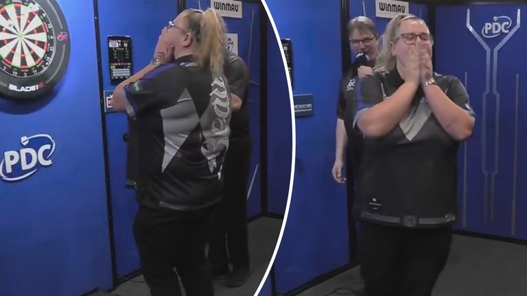 Beau Greaves wins the Player Championship by defeating Michael Smith in Milton Keynes as she becomes the first-ever woman to win a PDC title.  Images: PDC