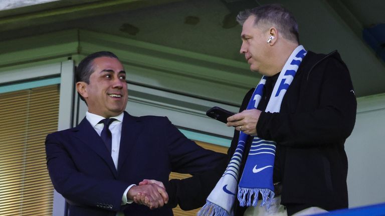 Chelsea co-owner Behdad Eghbali and chairman Todd Boehly