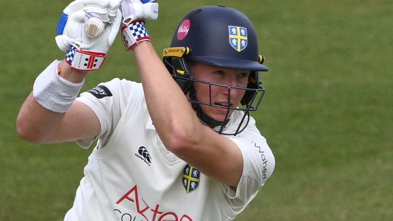 Ben McKinney shared in a triple-century opening stand with Alex Lees for Durham against Gloucestershire