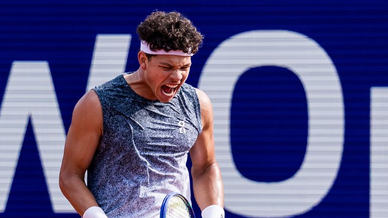 Ben Shelton wins the BMW Open Munich final Photo by: Steffie Wunderl/picture-alliance/dpa/AP Images