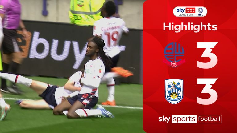 Bolton 3-3 Huddersfield
