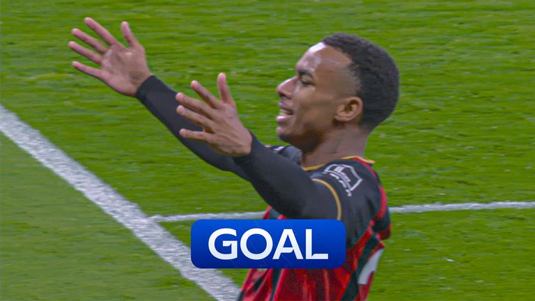 Kroupi scores for Bournemouth.