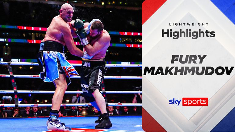 Tyson Fury vs Arslanbek Makhmudov highlights