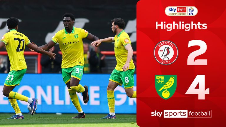 Bristol City vs Norwich hls