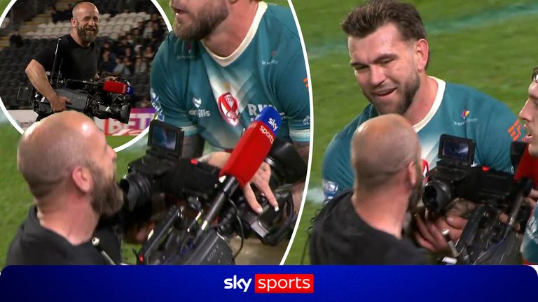 Watch out! Camera op takes an HILARIOUS tumble