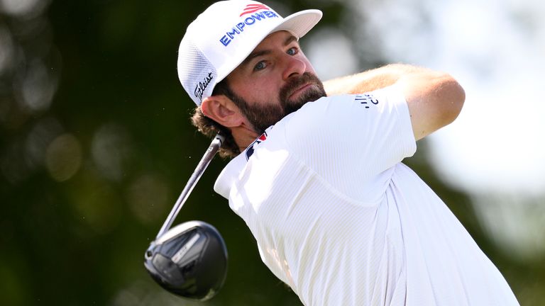 Cameron Young led after the opening round of the Cadillac Championship