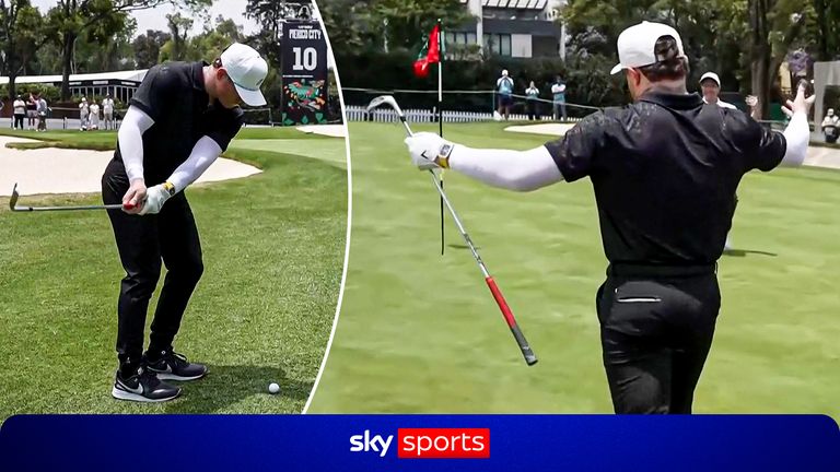 Boxing legend Canelo Alvarez plays at LIV Celeb Pro-Am