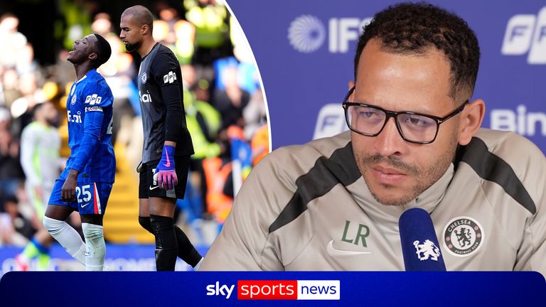 Liam Rosenior fires back at a reporter after questions have been raised over the belief of the Chelsea players due to their poor form. 