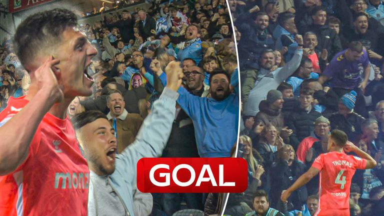 Coventry score against Blackburn Rovers to seal promotion