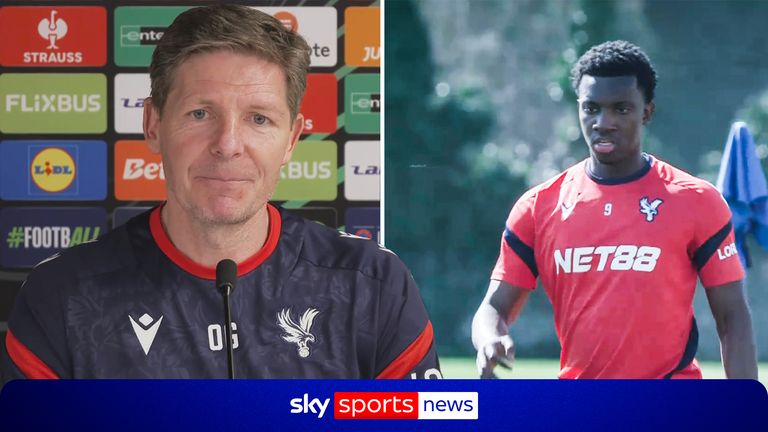 Crystal Palace latest: Eddie Nketiah breaks down in training after comeback