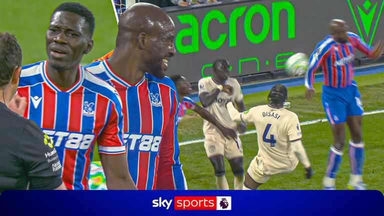 Crystal Palace have goal disallowed.