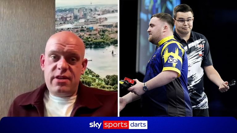 Michael van Gerwen believes too much is being made of Luke Littler's recent spat with Gian van Veen at the end of their Premier League clash.