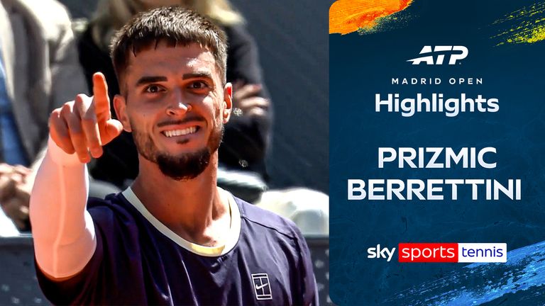 Dino Prizmic vs Matteo Berrettini | Madrid Open highlights