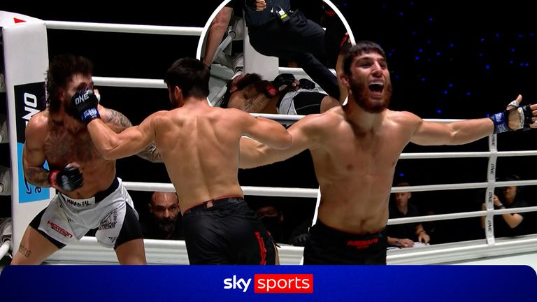 Dzhabir Dzhabrailov sees off Chase Mann in the main event of the night with a brutal first round knockout to take the victory on Fight Night 42. 