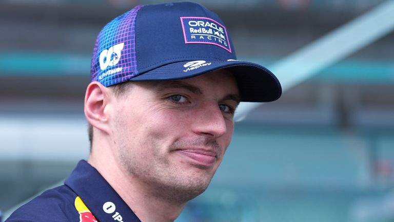 Red Bull driver Max Verstappen at the Miami Grand Prix (AP Photo/Rebecca Blackwell)