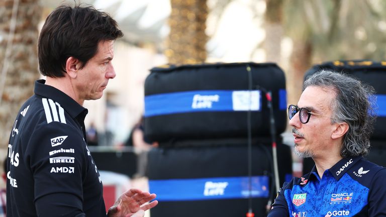 Toto Wolff and Laurent Mekies