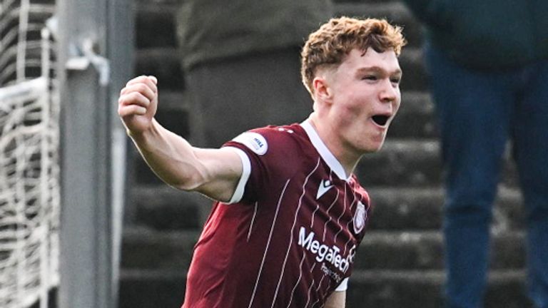 Findlay Marshall is on loan at Arbroath from Aberdeen 
