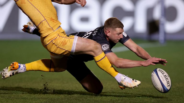 Finn Russell was one of the try scorers as Bath pulled off the big win