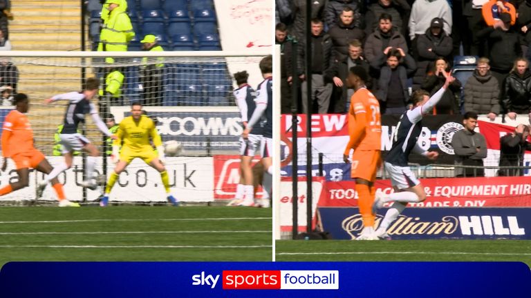 Falkirk double their lead over Ranger with Finn Yeats STUNNER!