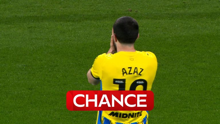 Cyle Larin and Finn Azaz both hit the bar in quick succession as Southampton somehow failed to take the lead against Wrexham.