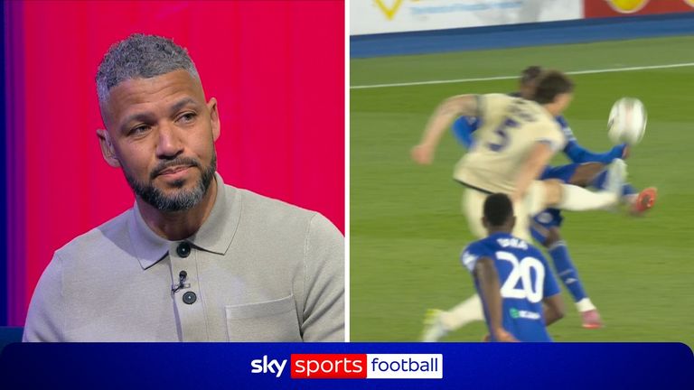 Curtis Davies and Jobi McAnuff both think Millwall's Jake Cooper should have been given a red card for his dangerous tackle on Leicester City's Abdul Fatawu.