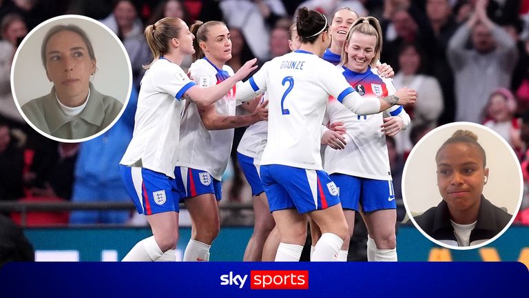 Nikita Parris, Jordan Nobbs on England Lionesses