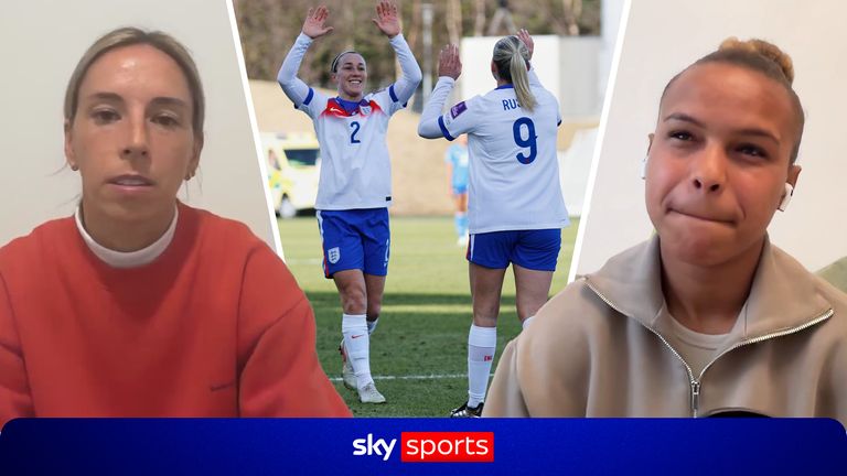 Jordan Nobbs and Nikita Parris on England