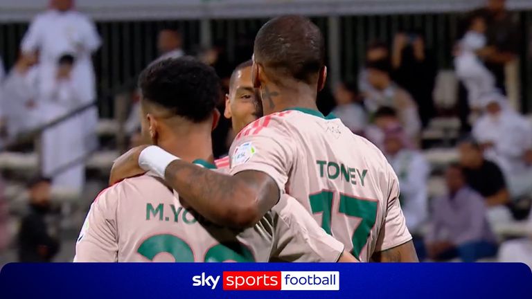 Ivan Toney's clinical finish saw him reclaim the lead for the golden boot as Al-Ahli took the lead against Al-Fayha.