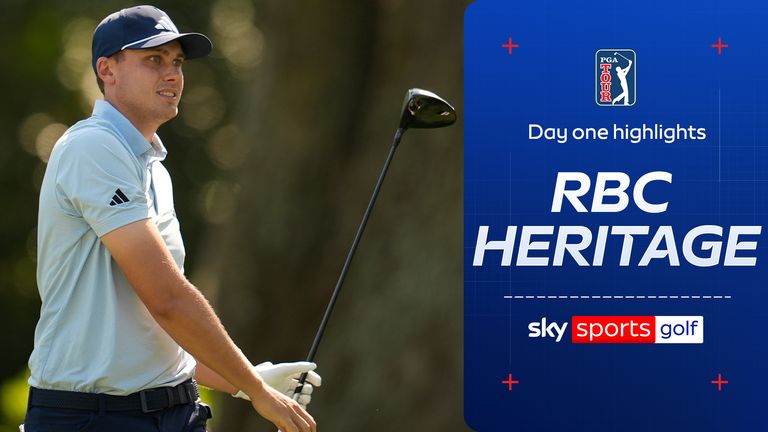 Highlights from Day One of the RBC Heritage at Harbour Town Golf Links in South Carolina.