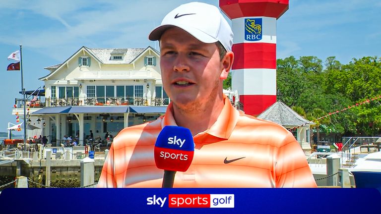 Golfer Robert MacIntyre