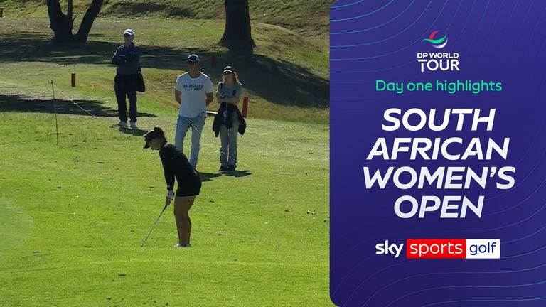 Highlights from the opening day of the South African Women's Open at Royal Cape Golf Club in Cape Town.