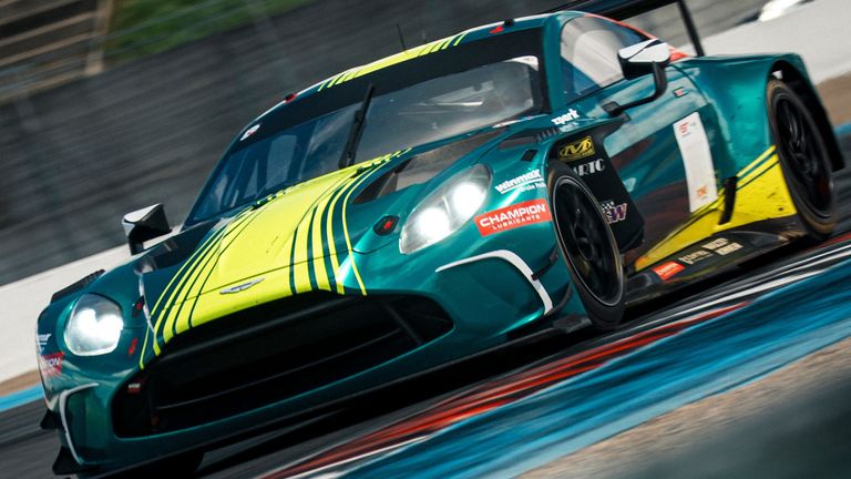 The Aston Martin GT World Challenge car