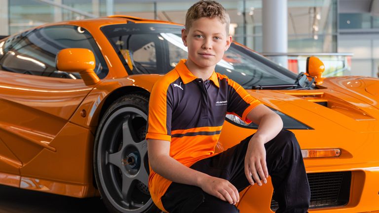McLaren have signed 11-year old Harry Williams to their Driver Development Programme