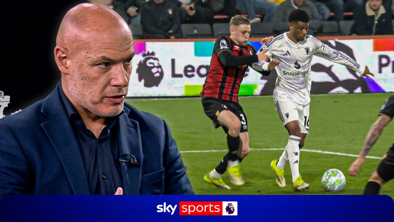 Howard Webb discusses a penalty incident between Manchester United and Bournemouth