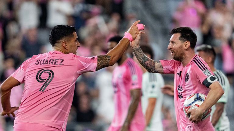 Lionel Messi scored Inter Miami's first goal at their new stadium 