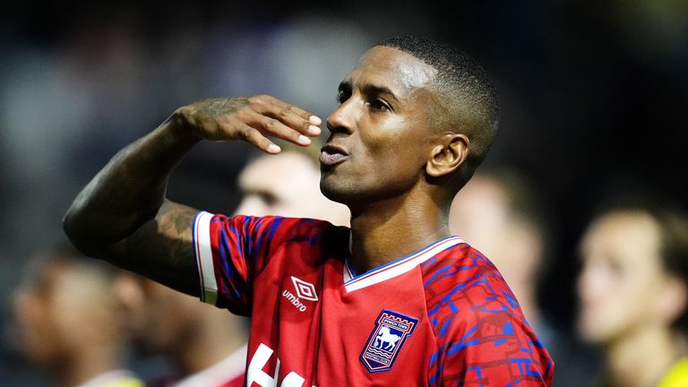 Ipswich Town's Ashley Young gestures after the Sky Bet Championship match at St. Andrew's @ Knighthead Park, Birmingham. Picture date: Friday August 8, 2025.