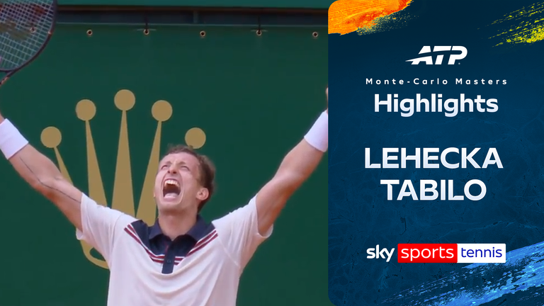 Highlights of Jiri Lehecka against Alejandro Tabilo from the Monte-Carlo Masters.