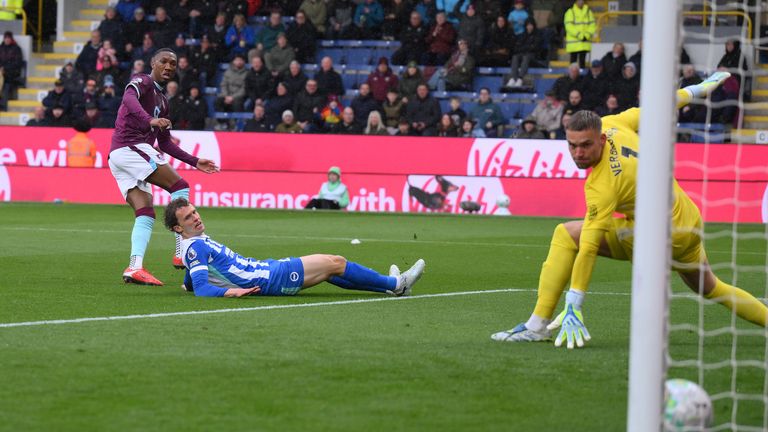 Jaidon Anthony's goal was disallowed for Burnley