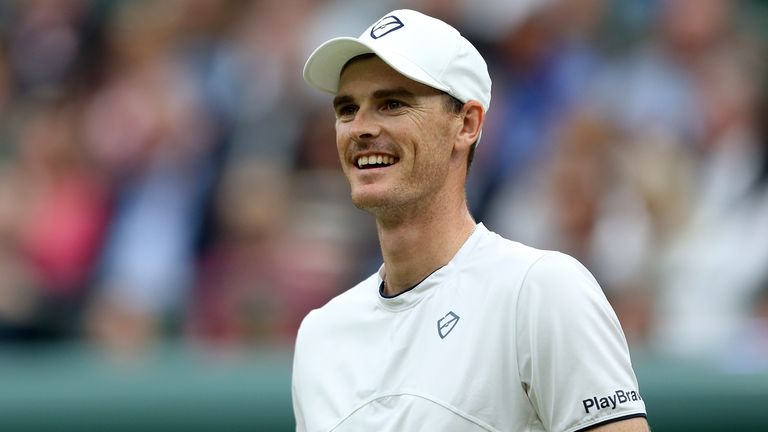 Jamie Murray on No.1 court at The All England Lawn Tennis Club, London. PRESS ASSOCIATION Photo. Picture date: Sunday May 19, 2019. Photo credit should read: Steven Paston/PA Wire.