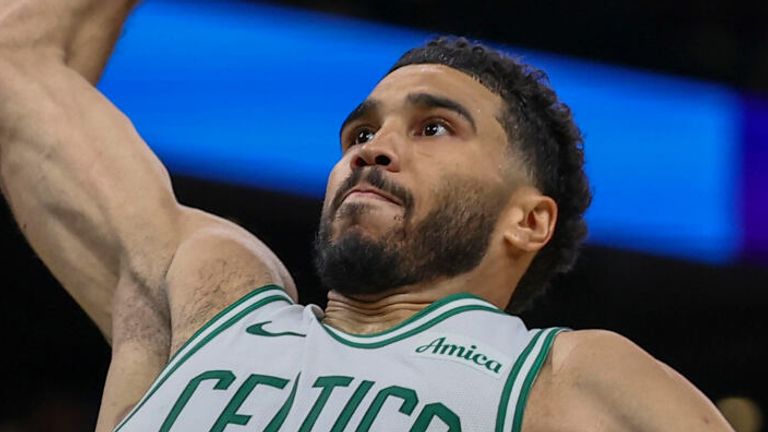 Boston Celtics stars Jayson Tatum
