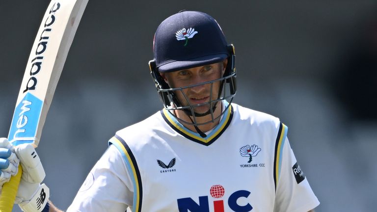 Joe Root scored 96 in his first appearance of the summer for Yorkshire against Sussex at Headingley