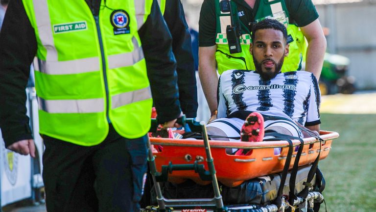 St Mirren's Ayunga suffers ACL injury