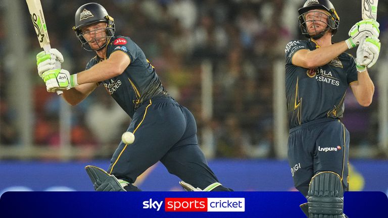 IPL: Jos Buttler smashes five sixes on way to half-century for Gujarat Titans