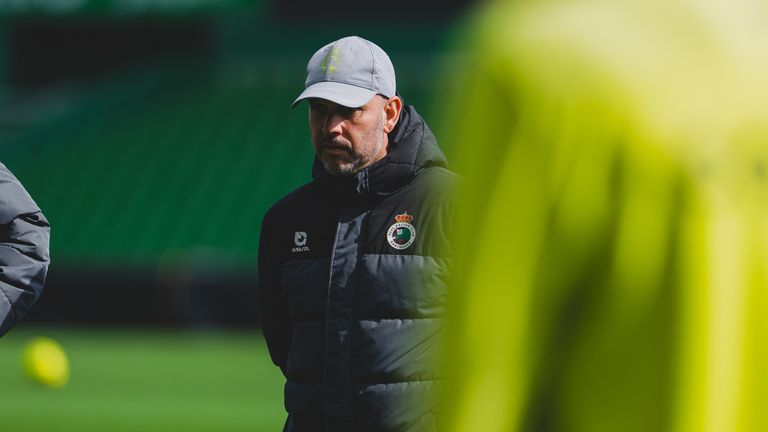 Técnico do Racing Santander, José Alberto