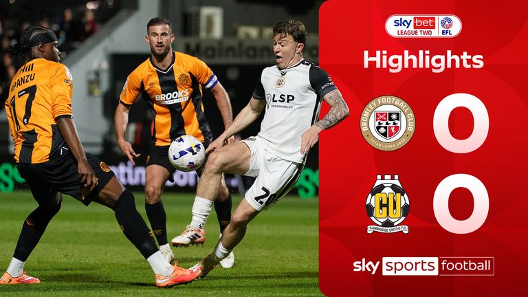 Highlights of the Sky Bet League Two match between Bromley and Cambridge United. 