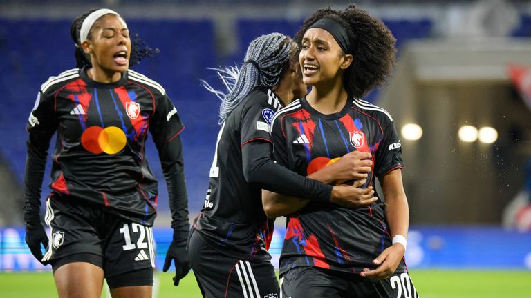 Eight-time Champions League winners Lyon booked their place in the semi-final with an extra-time win over Wolfsburg.