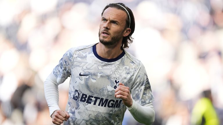 James Maddison made a long-awaited return to the Spurs squad ahead of Tottenham's draw against Brighton