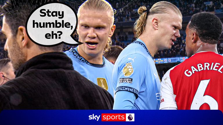 Erling Haaland vs Arsenal moments